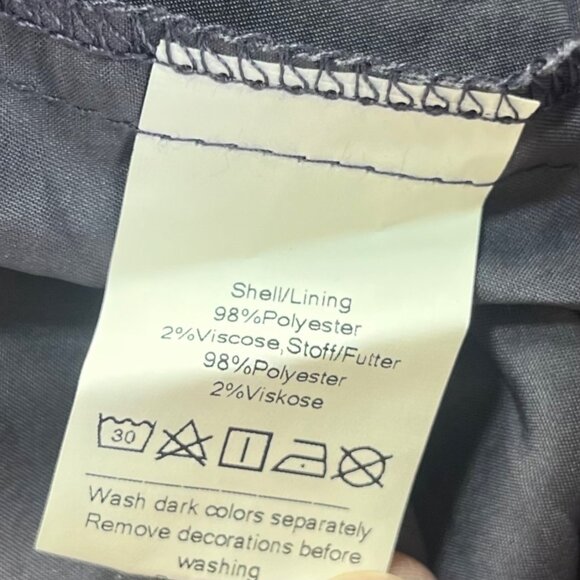 Hanna Nikole Layered Cocktail Dress Womens 22 W Purple New Plus Size - Picture 8 of 11